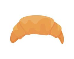 cute croissant icon vector