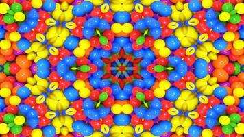 symmetrisches und hypnotisches Kaleidoskop