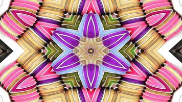 symmetrisches und hypnotisches Kaleidoskop video