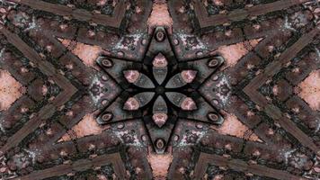 symmetrisches und hypnotisches Kaleidoskop video