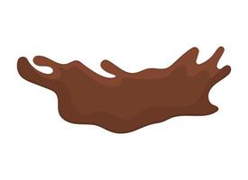 smudge of chocolate vector