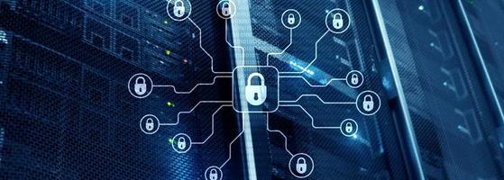 Cyber security, data protection, information privacy. Internet and technology concept. photo