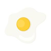 icono de huevo revuelto vector
