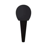 microphone with a white background vector