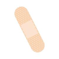 band aid of beige color vector