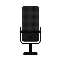 microphone on a white background vector