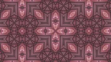 abstraktes symmetrisches und buntes Kaleidoskop video