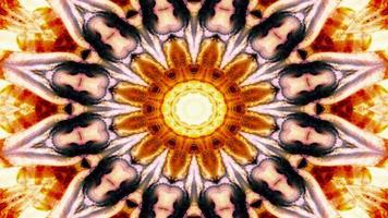 symmetrisches und hypnotisches Kaleidoskop video