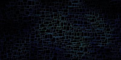 Dark BLUE vector layout with lines, rectangles. Illustration with a set of gradient rectangles. Pattern for websites, landing pages.