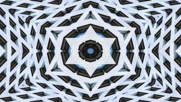Abstract Symmetric and Colorful Kaleidoscope video