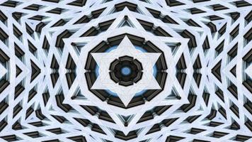 Abstract Symmetric and Colorful Kaleidoscope video