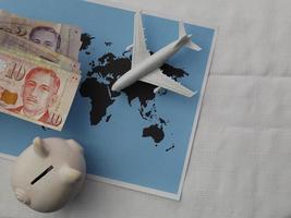 planificación de viajes de negocios con dinero de singapur foto