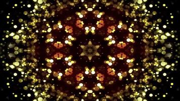 Abstract Symmetric and Colorful Kaleidoscope video