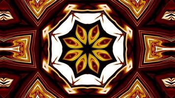 Abstract Symmetric and Colorful Kaleidoscope video