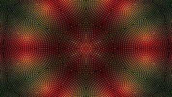 abstracte symmetrische en kleurrijke caleidoscoop video