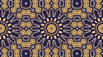 Abstract Symmetric and Colorful Kaleidoscope video