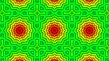 abstracte kleurrijke symmetrische en hypnotiserende caleidoscoop