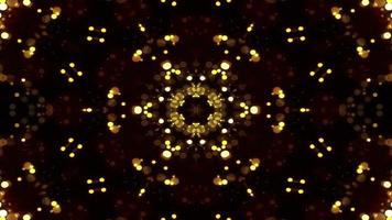 caleidoscópio colorido simétrico e hipnótico abstrato