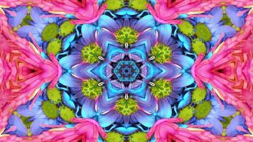 Abstract Colorful Dreamy and Hypnotic Kaleidoscope video