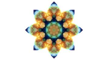 Colorful and Hypnotic Kaleidoscope Movement video