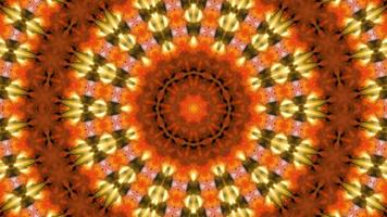 bunte und hypnotische Kaleidoskop-Bewegung video