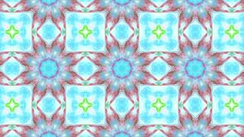 Kaléidoscope symétrique et hypnotique coloré