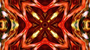 Colorful Symmetric and Hypnotic Kaleidoscope video