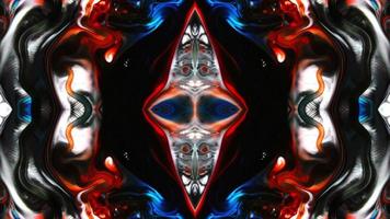 Colorful Symmetric and Hypnotic Kaleidoscope video