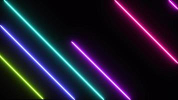 Neon Running Lasers Technology Background