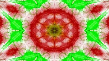 Colorful Symmetric and Hypnotic Kaleidoscope video