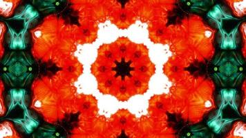 Colorful Symmetric and Hypnotic Kaleidoscope video