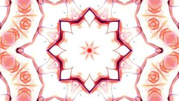 Colorful Symmetric and Hypnotic Kaleidoscope video