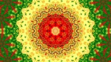 Colorful Symmetric and Hypnotic Kaleidoscope video