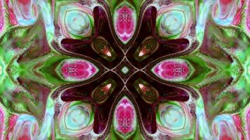 Colorful Symmetric and Hypnotic Kaleidoscope video