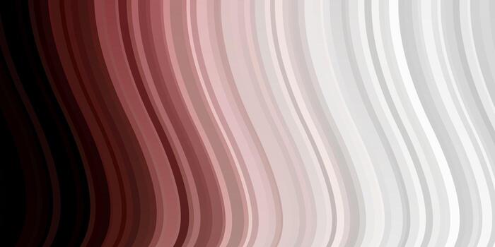 Light Pink, Red vector template with curves. Abstract illustration with bandy gradient lines. Pattern for busines booklets, leaflets