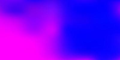 Light purple, pink vector abstract blur layout.