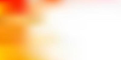 Light orange vector gradient blur template.