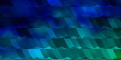 Light Blue, Green vector background with hexagons.