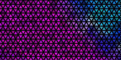 Light Pink, Blue vector pattern with polygonal style.