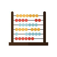 abacus on a white background vector