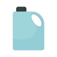 blue detergent bottle on a white background vector