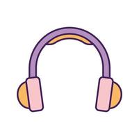 headphone on a white background vector