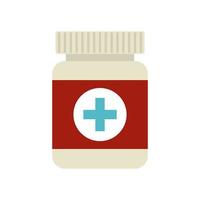 medical container on a white background vector