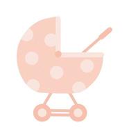 baby cart icon vector