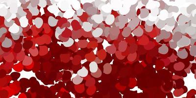 Light red vector backdrop with chaotic shapes.