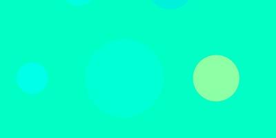 Light Green vector background with spots. Colorful illustration with gradient dots in nature style. Pattern for business ads.