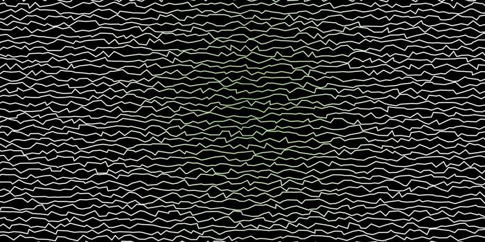 Dark Green vector texture with wry lines. Illustration in halftone style with gradient curves. Pattern for ads, commercials.