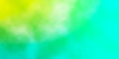 Light Green vector pattern with clouds. Colorful illustration with abstract gradient clouds. Pattern for your commercials.