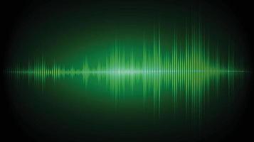 Sound waves oscillating dark light vector