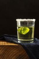 Delicious mezcal alcoholic beverage assortment background photo